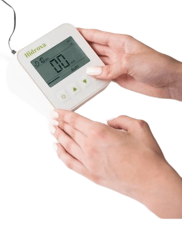 Hidroxa iontophoresis machine setup guide choosing the settings for hyperhidrosis treatment